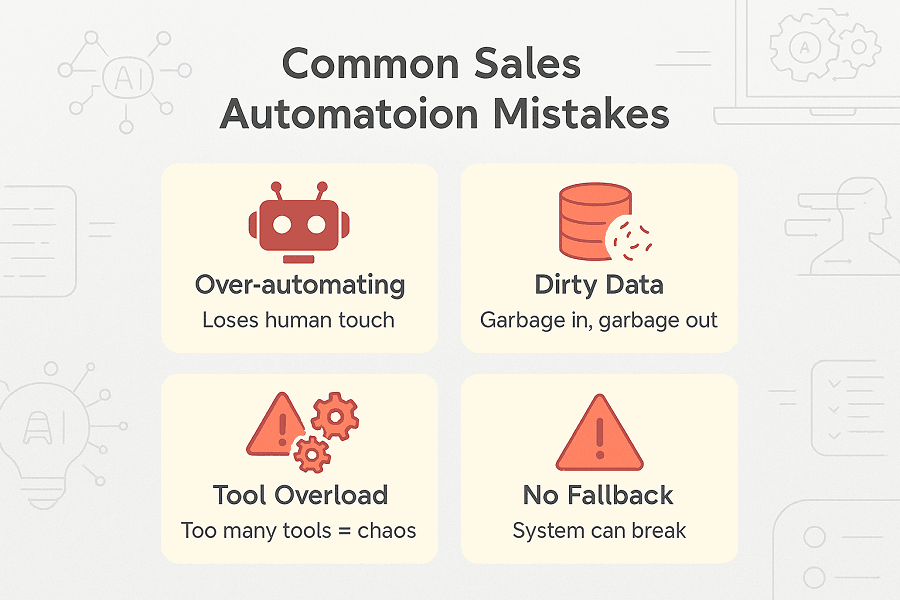 Common Mistakes in Sales Funnel Automation Using AI and How to Avoid Them