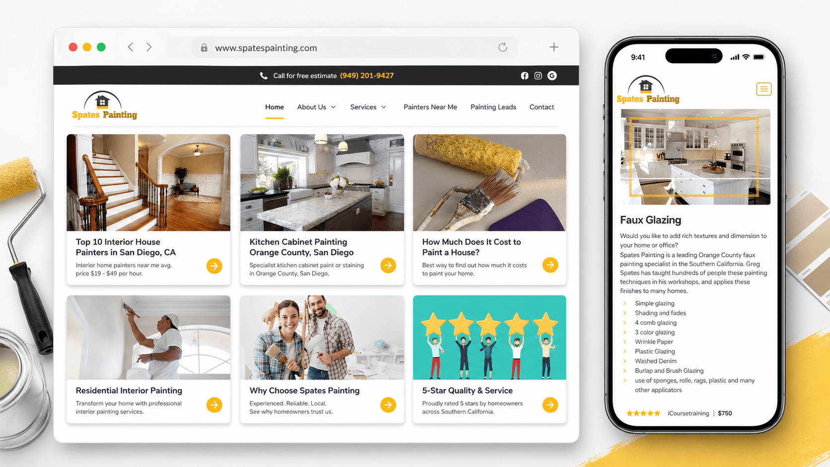Spates Painting Case Study: Online Booking Platform for Home Services